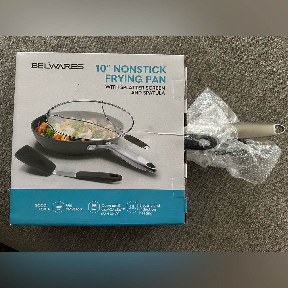 Nonstick Frying Pan With Splatter Screen
New